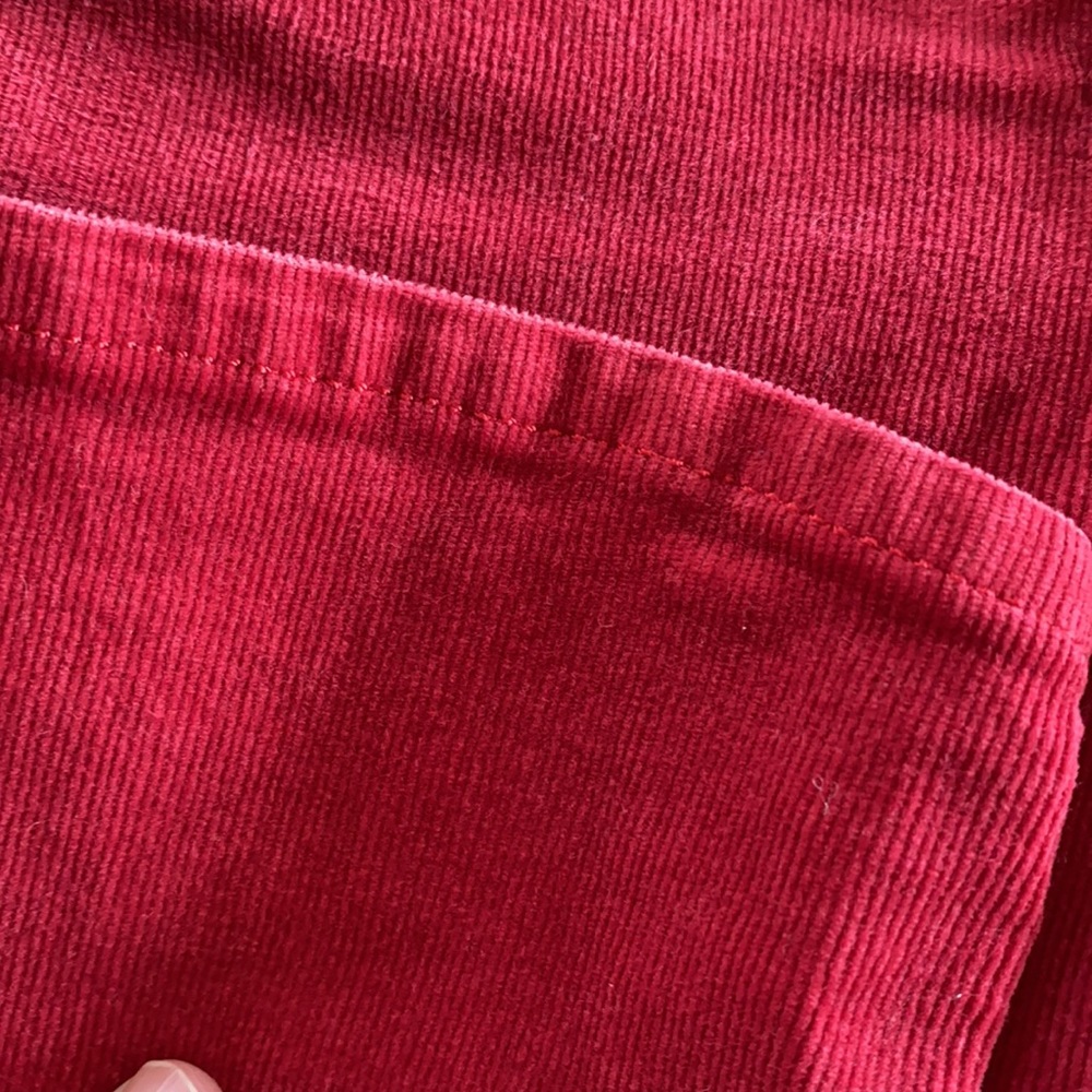 Lucky Brand Corduroy Size 6/28 Brick Red Skinny Jeans w MEASUREMENTS - Picture 9 of 10